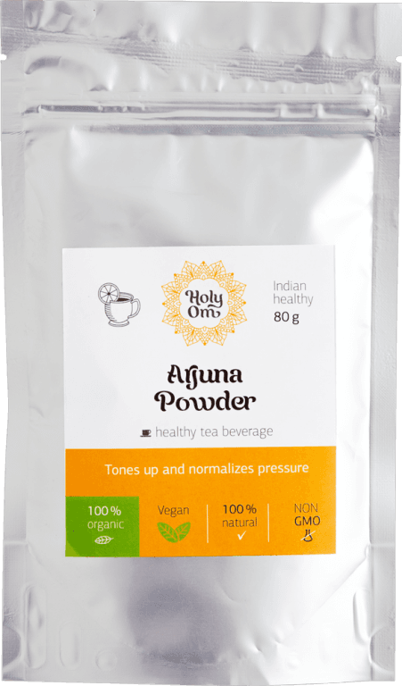 Арджуна порошок (Arjuna Powder) чайный травяной напиток, 80гр Holy Om