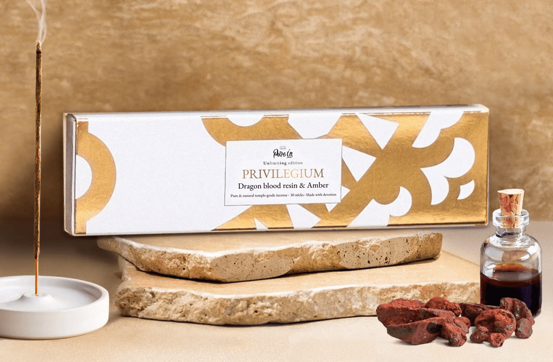 Благовония Privilegium Dragon blood resin Amber Дерево кровь дракона Янтарная смола