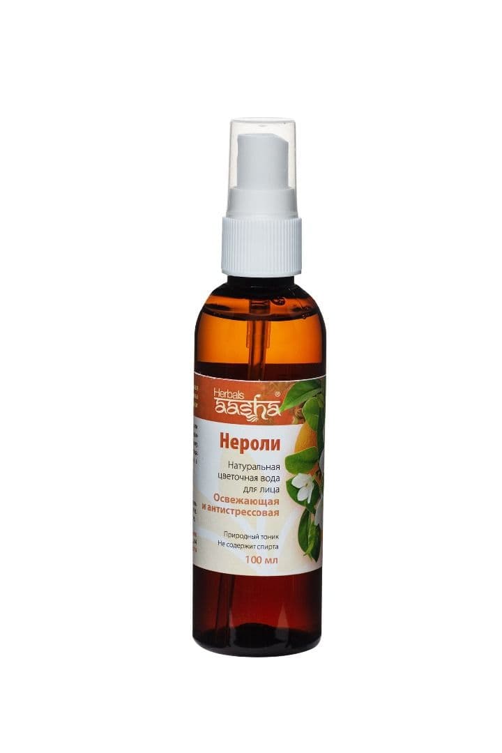 Натуральная цветочная вода Нероли, Aasha Herbals