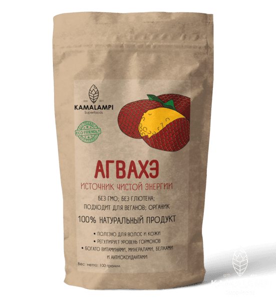 Порошок плодов Агвахэ 100 гр Kamalampi Superfoods