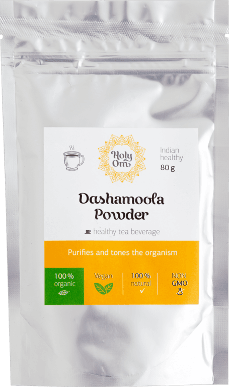 Дасамула порошок (Dashamoola Powder) чайный напиток 80г Holy Om