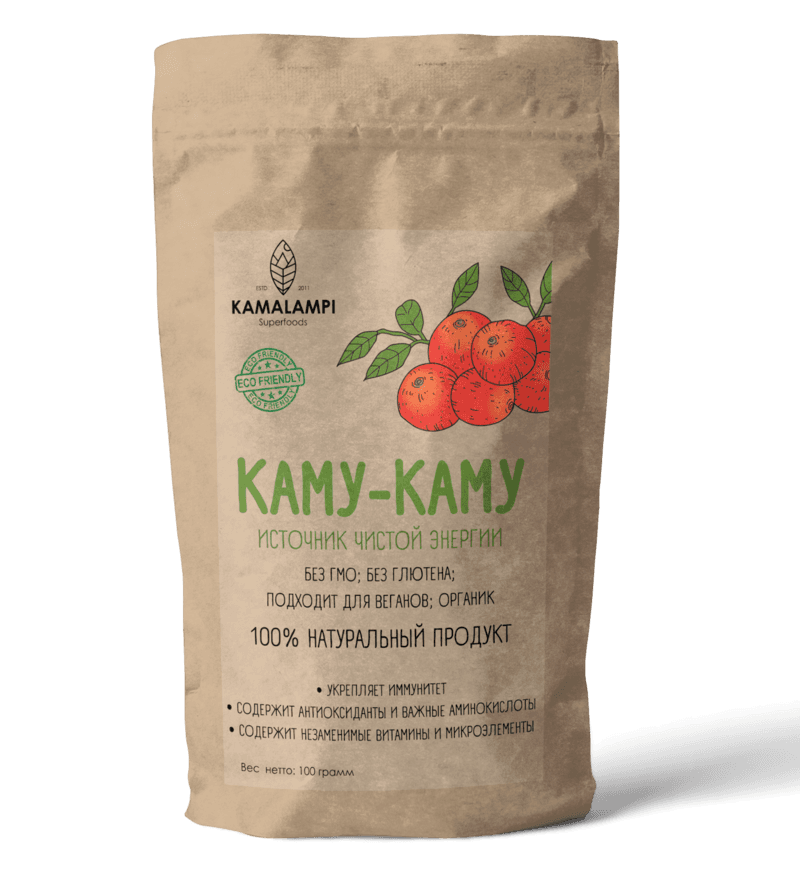Порошок ягод Каму-Каму 100 гр Kamalampi Superfoods