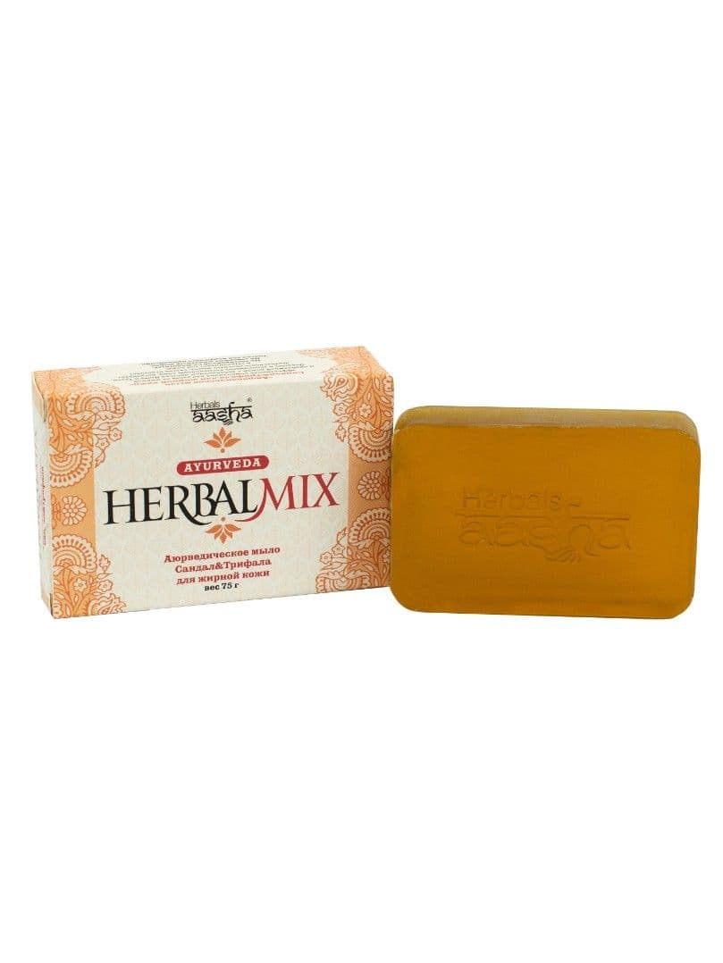 Аюрведическое мыло HerbalMix Сандал и Трифала, Synaa