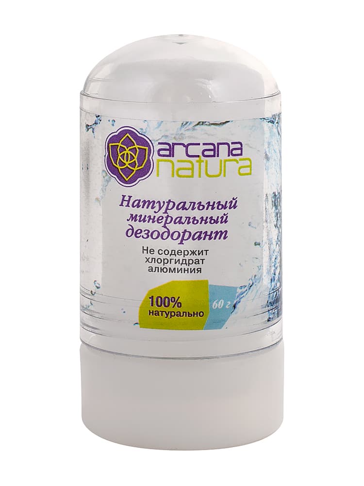 Натуральный минеральный дезодорант 60 г Arcana Natura