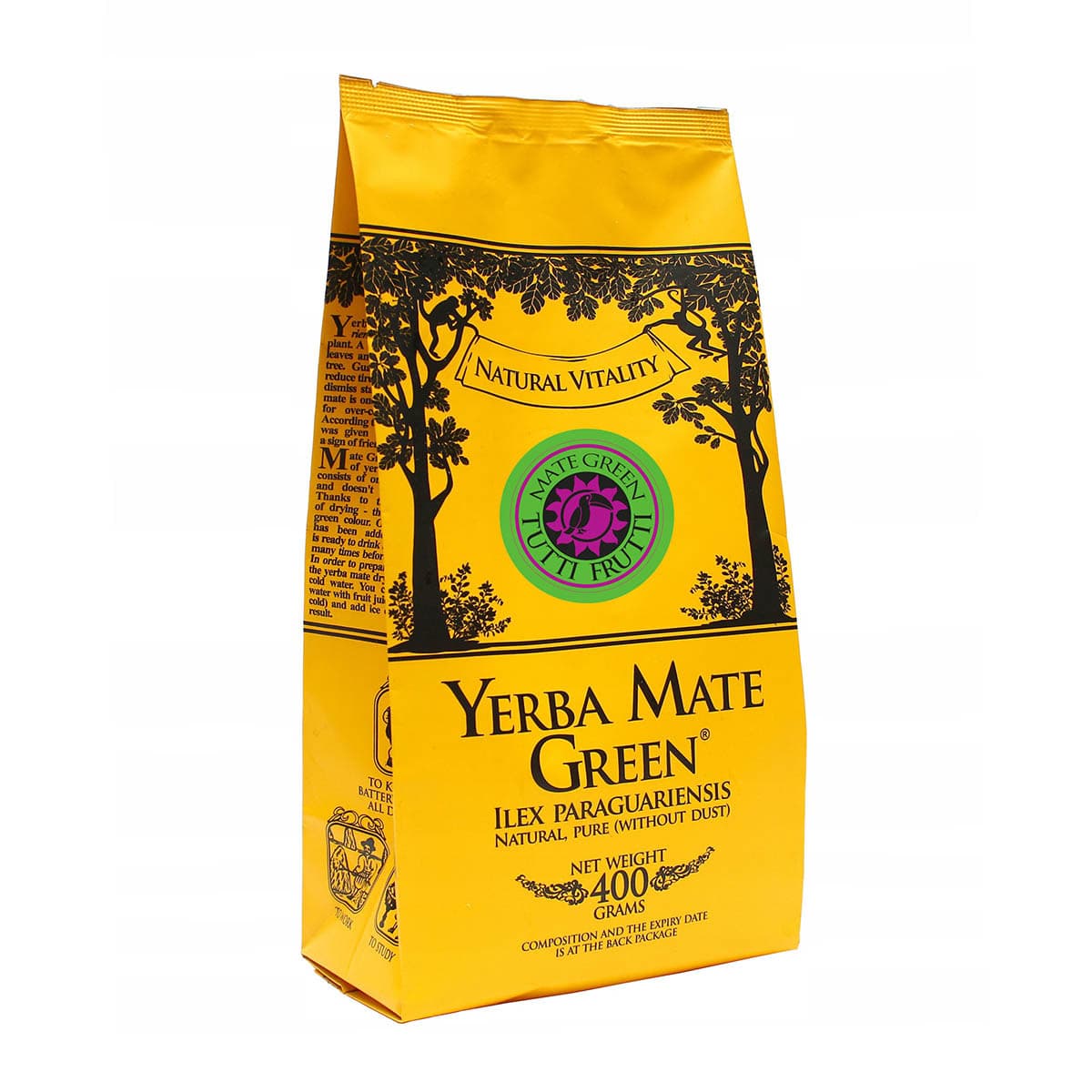 Mate Green Tutti Frutti 400 гр (черника, ежевика, рябина, бузина, лесные ягоды)