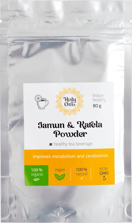 Джамун Карела порошок (Jamun Karela Powder) чайный напиток, 80гр Holy Om
