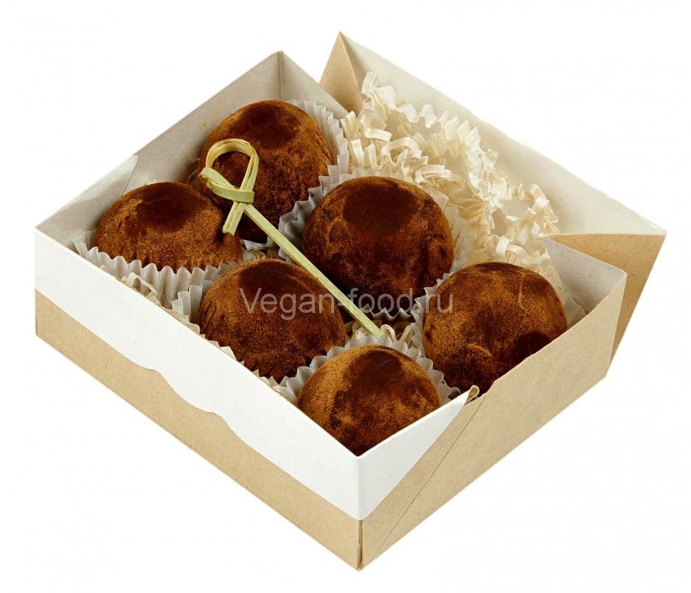 Конфеты "Индийский трюфель" 6 штук 120 г, Vegan food