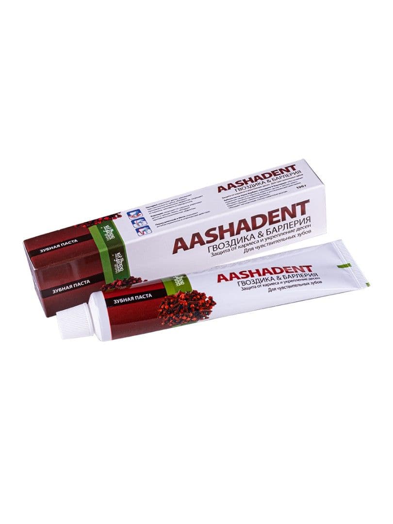 Зубная паста Гвоздика & Барлерия, Aasha Herbals