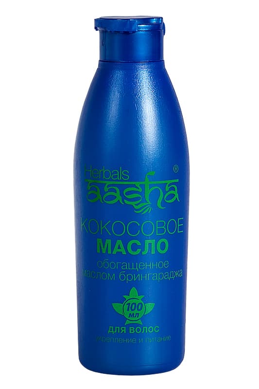 Масло для волос кокосовое с брингараджем 100 мл Aasha Herbals
