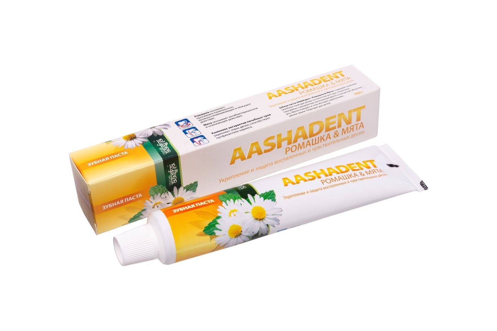 Зубная паста Ромашка & Мята, Aasha Herbals