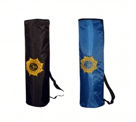 Чехол для коврика 70 см "Magic Om" нейлон (синий), RamaYoga