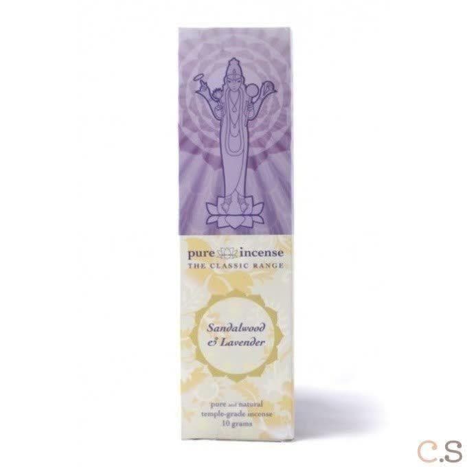 Сандал и лаванда (Sandalwood & Lavender) благовония 11 гр Pure Incense