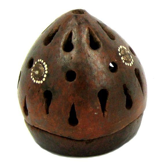 Подсвечник коричневый