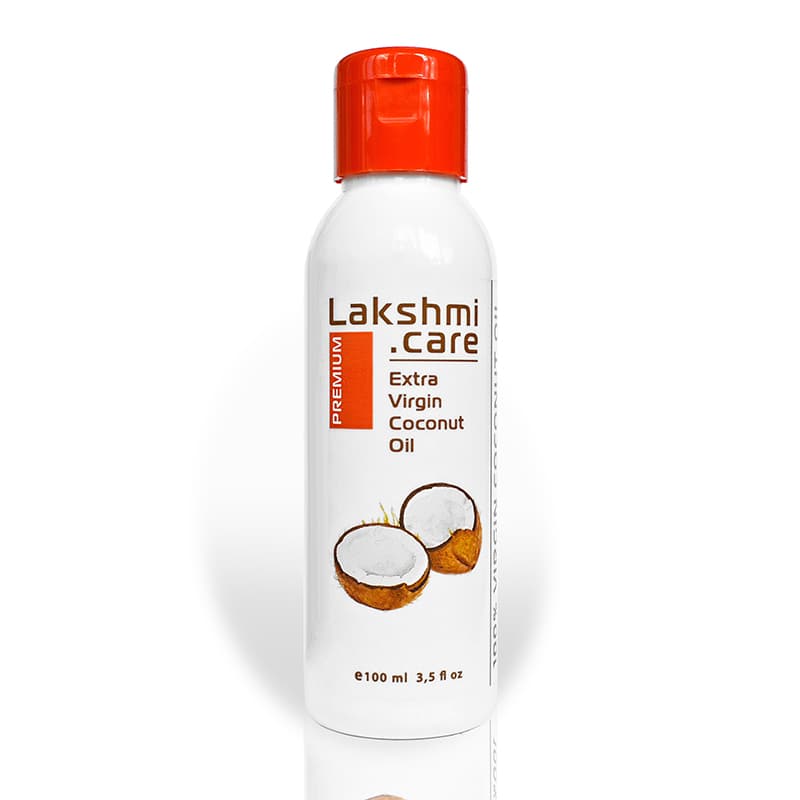 Кокосовое масло Premium Lakshmi Care, Extra Virgin Coconut Oil, 100 мл
