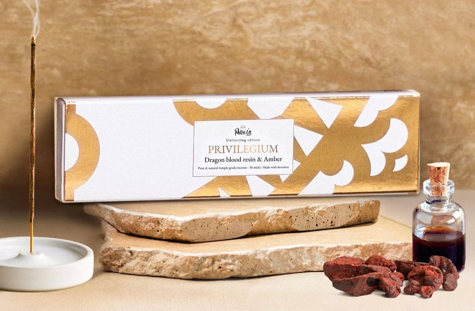 Благовония Privilegium Dragon blood resin Amber Дерево кровь дракона Янтарная смола
