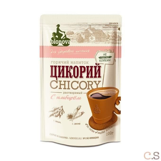 Цикорий с имбирем 100 гр Бионова