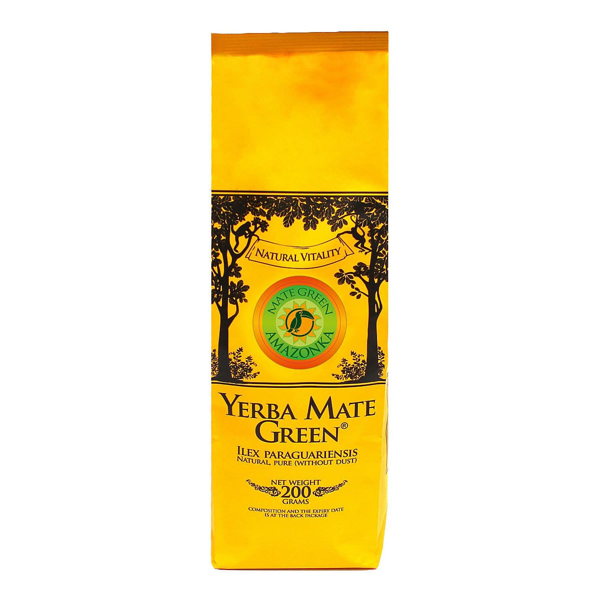 Mate Green Amazonka 200 гр (фрукт каму каму, корень мака, горькая дыня, алоэ вера)