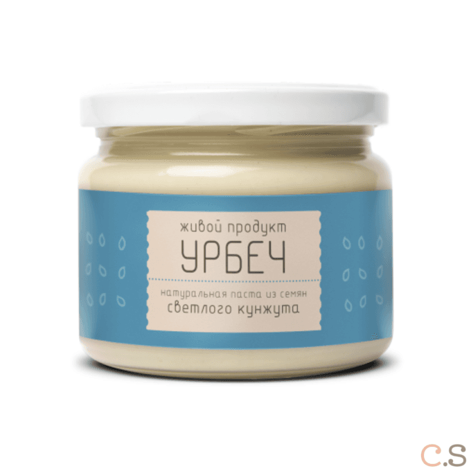 Урбеч из семян светлого кунжута 225 гр Живой продукт