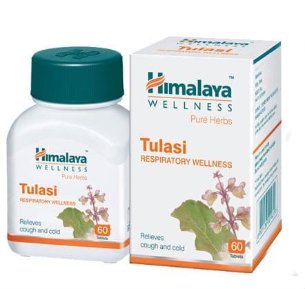 Тулси (Tulasi) Туласи от кашля и простуды Himalaya 60 таб