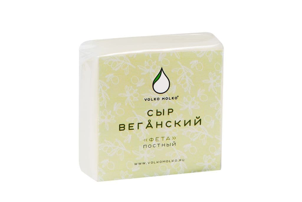 Сыр веганский со вкусом Фета 280 гр Volkomolko