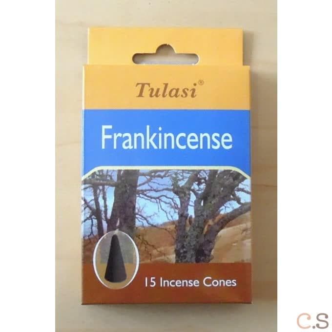 Ладан (Frankincense) благовония 15 конусов Sarathi Tulasi