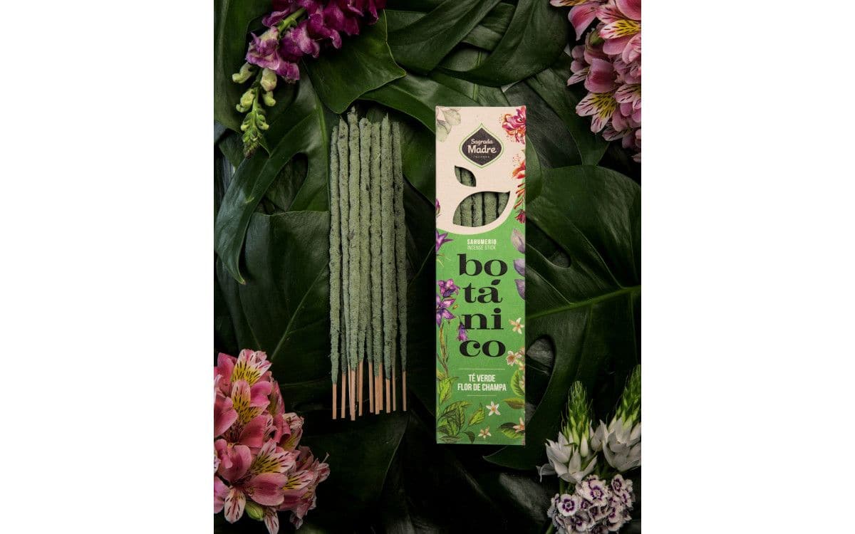 Благовония Sagrada Madre Botanico Зеленый чай и чампа