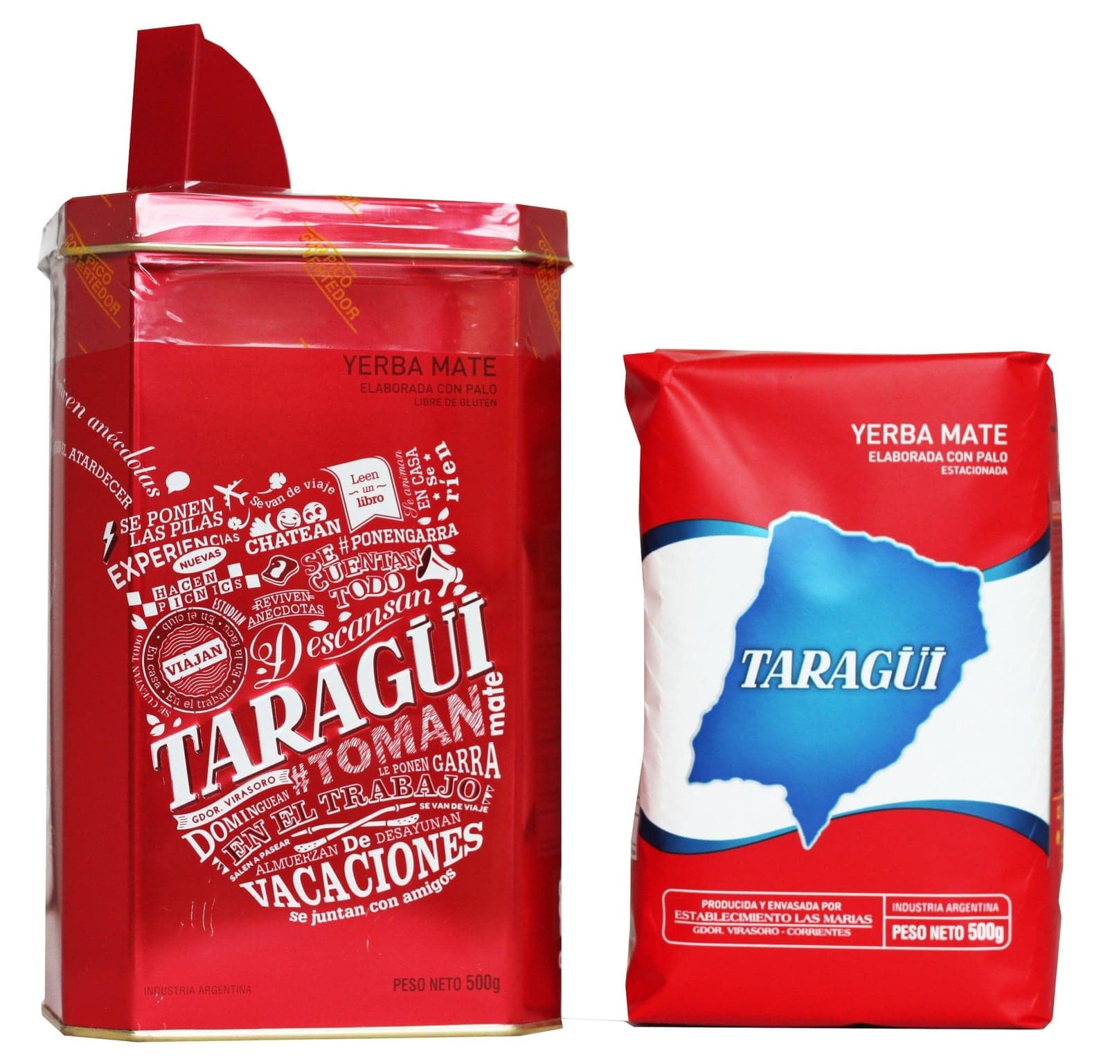 Мате Taragui Tradicional Con Palo 500 гр в жестяной банке