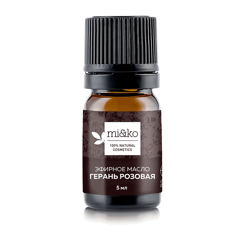 Эфирное масло Герань розовая, органик COSMOS ORGANIC, Mi&Ko