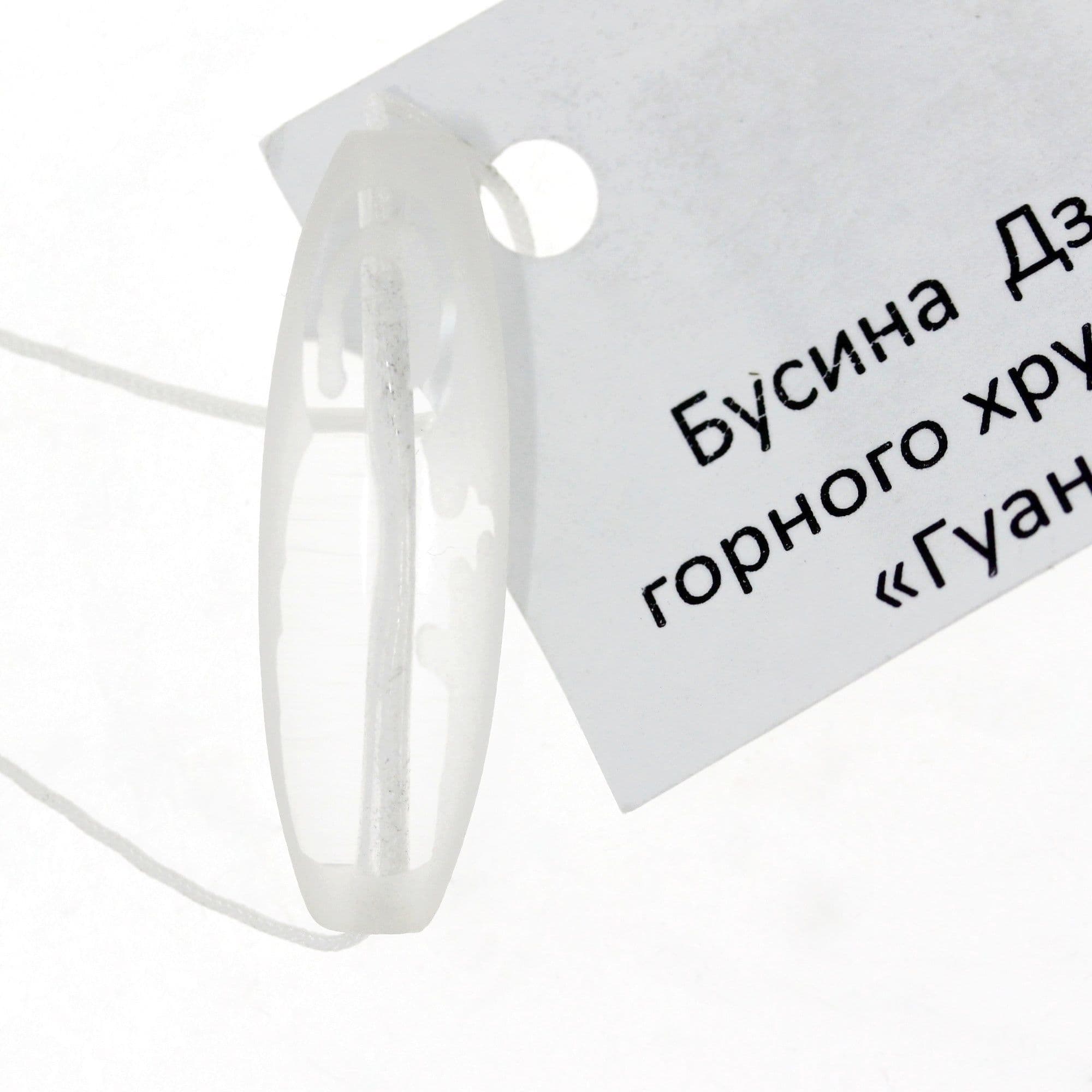 Бусина Дзи из горного хрусталя Гуань Инь