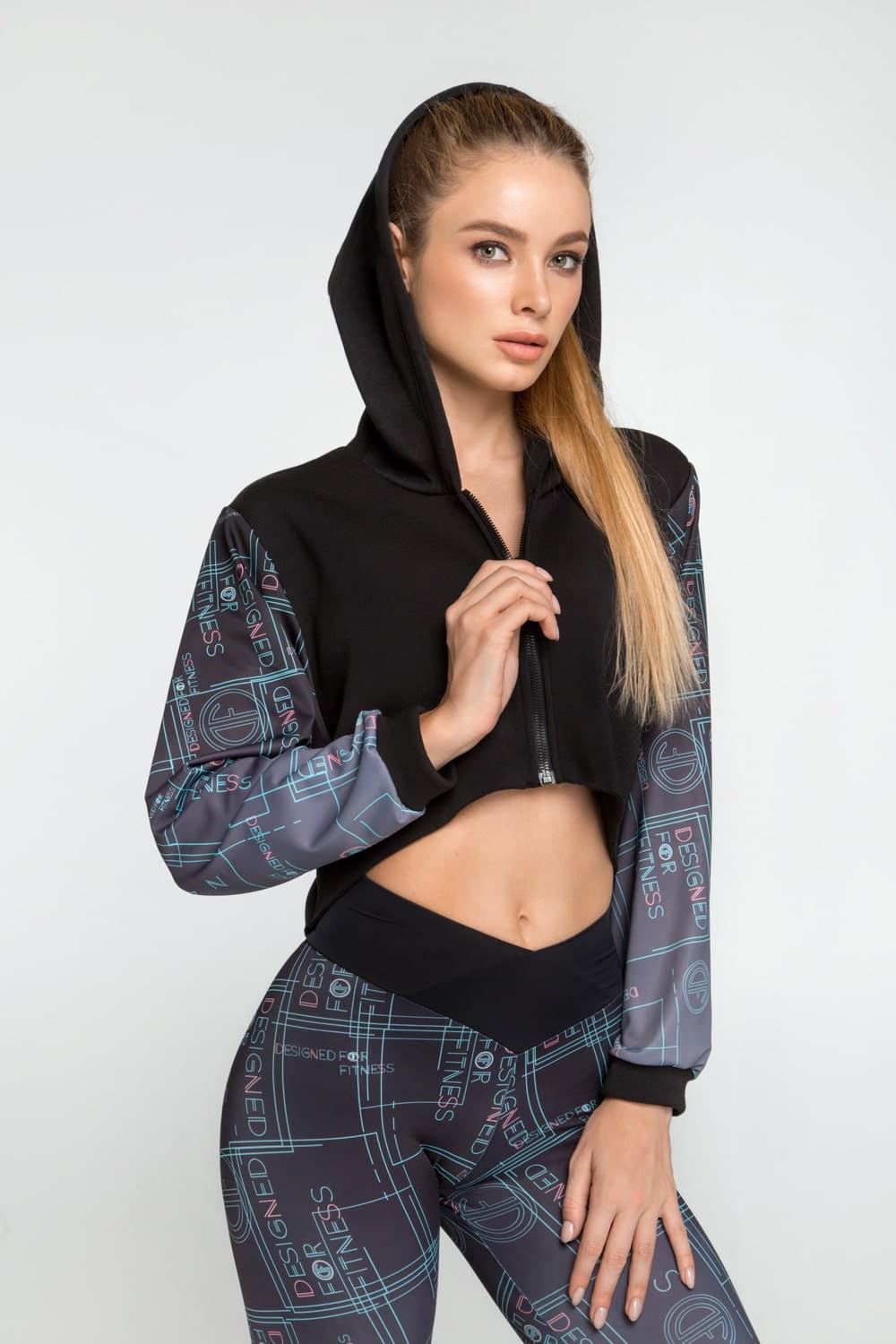Худи gradient grey Размер M/L